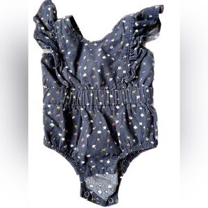 Cat & Jack Floral Onesie